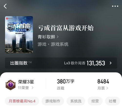 亏成首富从游戏开始,亏成首富的奇幻旅程