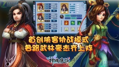 神雕侠侣游戏,武侠传奇
